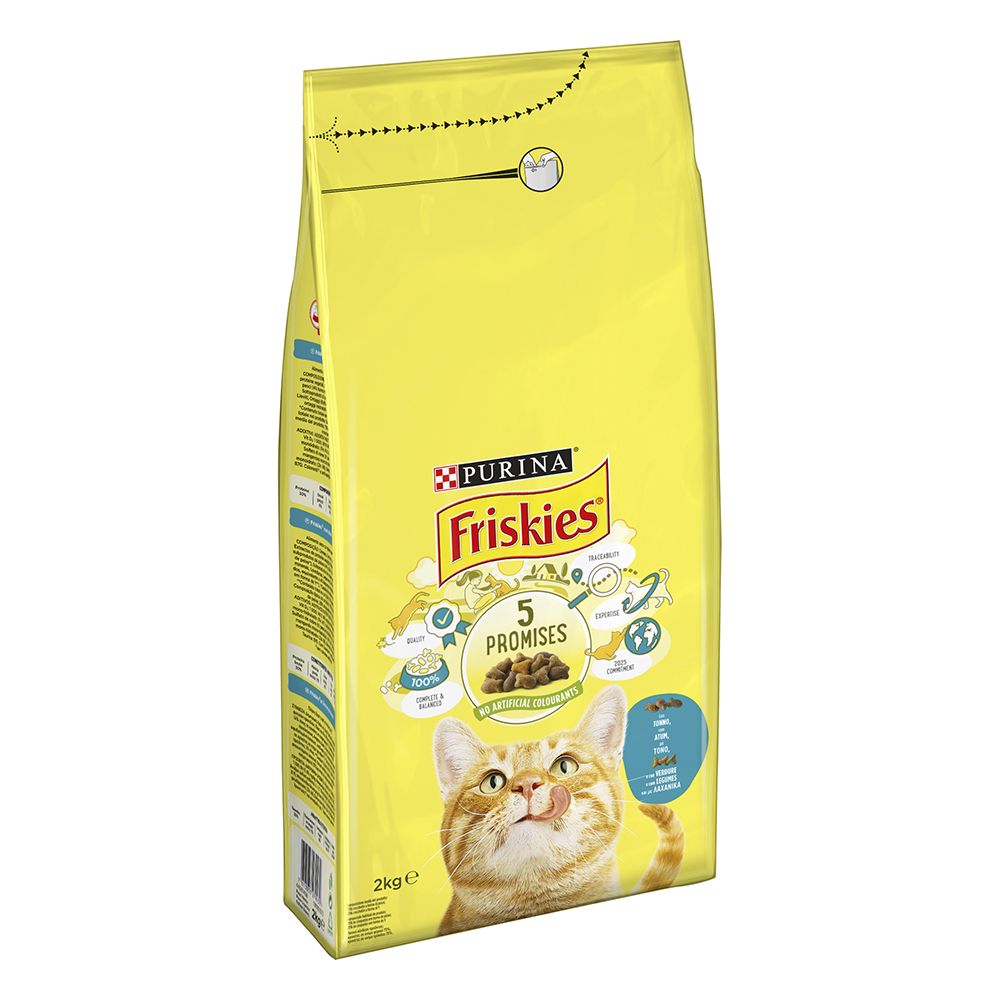 FRISKIES Gatto Crocchette Adult con Tonno e con Verdure