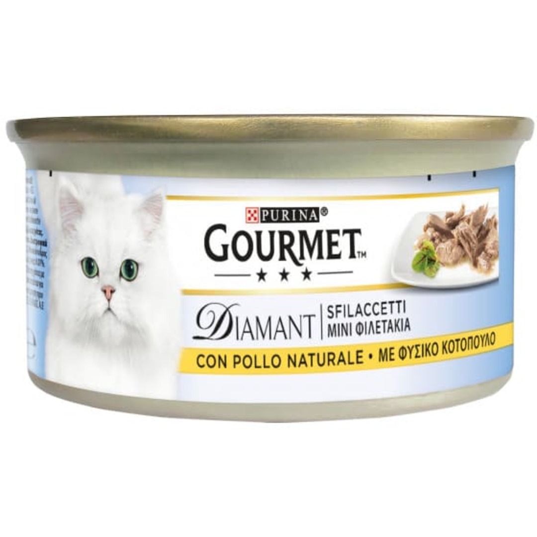 GOURMET Diamant Gatto Sfilaccetti con Pollo Naturale