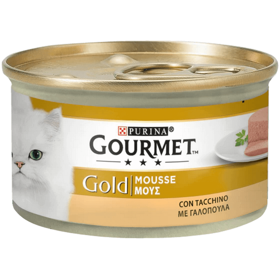 GOURMET Gold Gatto Mousse con Tacchino