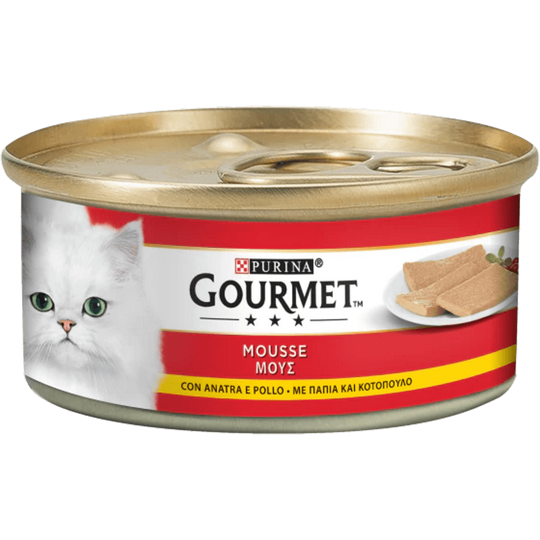 GOURMET Rosso Gatto Mousse con Anatra e Pollo