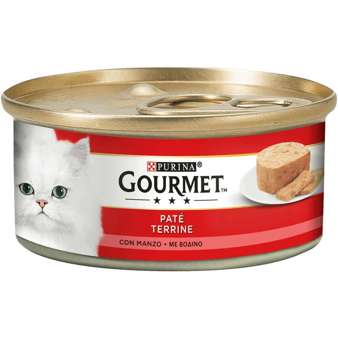 GOURMET Rosso Gatto Paté con Manzo