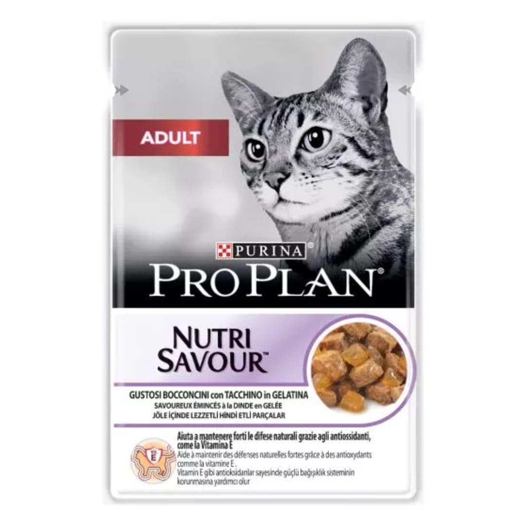 PURINA® PRO PLAN® Kitten Teneri pezzetti con Tacchino in Salsa