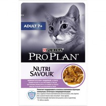 PURINA PRO PLAN Adult 7+ Gatto Teneri Pezzetti in Salsa con Tacchino