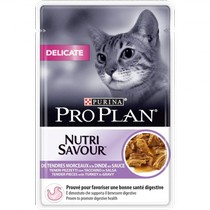 PURINA PRO PLAN NUTRI SAVOUR Delicate Gatto Pezzetti con Tacchino in Salsa