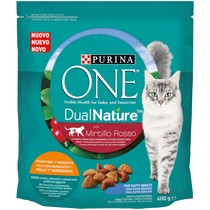 PURINA ONE DUALNATURE Crocchette Gatto Adult Ricco in Pollo e con Mirtillo Rosso