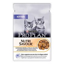 PURINA PRO PLAN NUTRI SAVOUR Junior Gatto Bocconcini con Pollo in Gelatina 