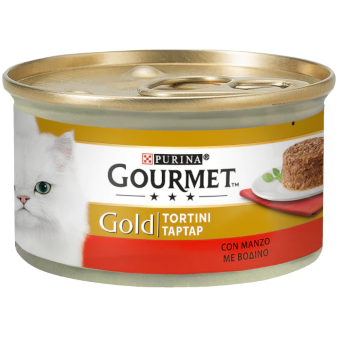 GOURMET Gold Tortini Gatto con Manzo