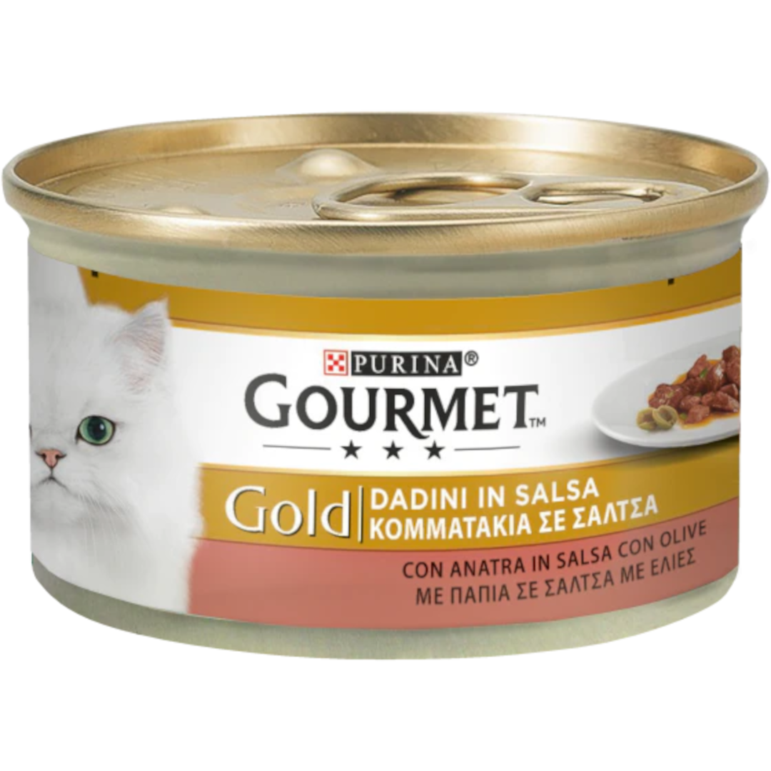 GOURMET Gold Gatto Dadini in Salsa con Anatra in salsa con Olive