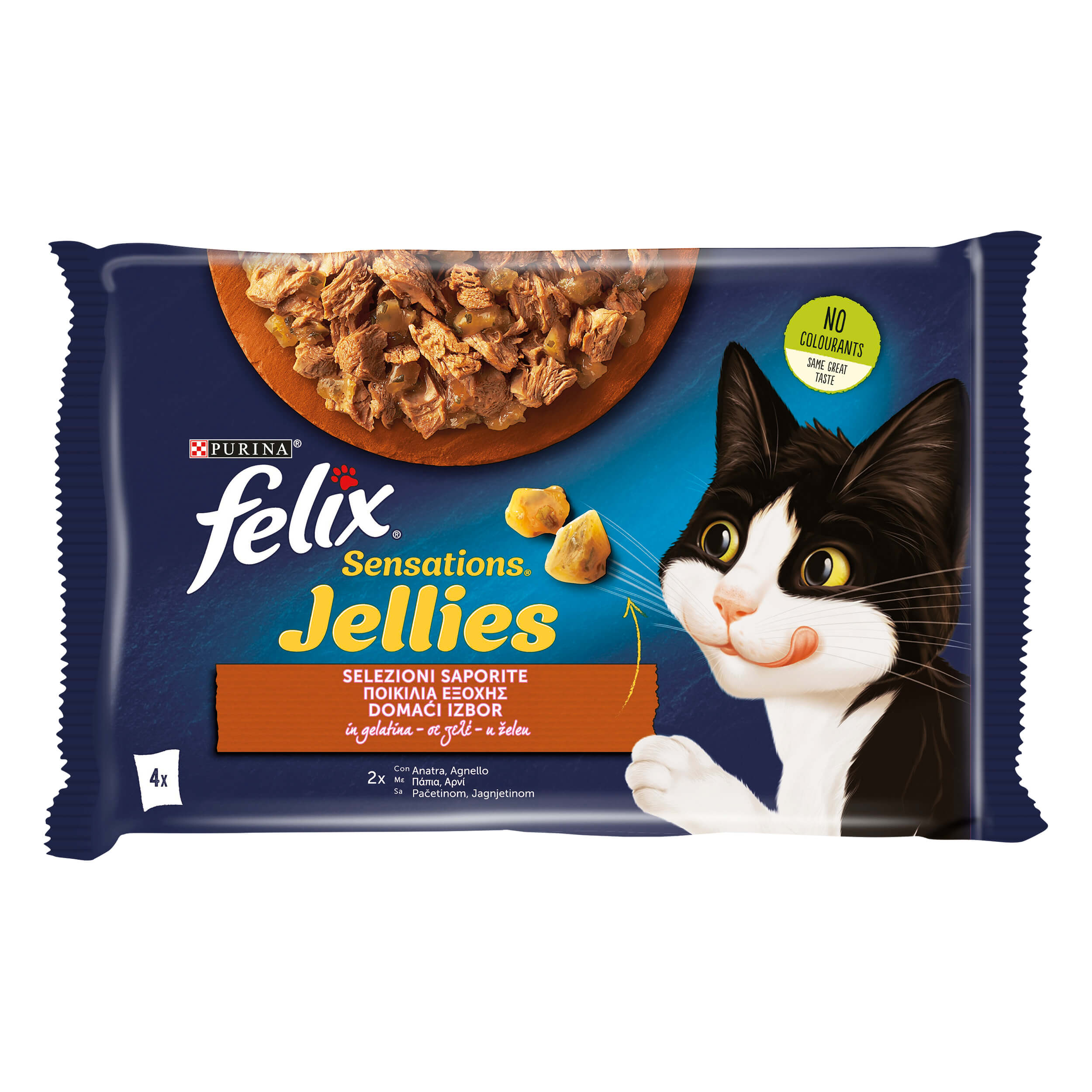 FELIX Sensations Jellies Selezioni Saporite - (Anatra/Agnello)