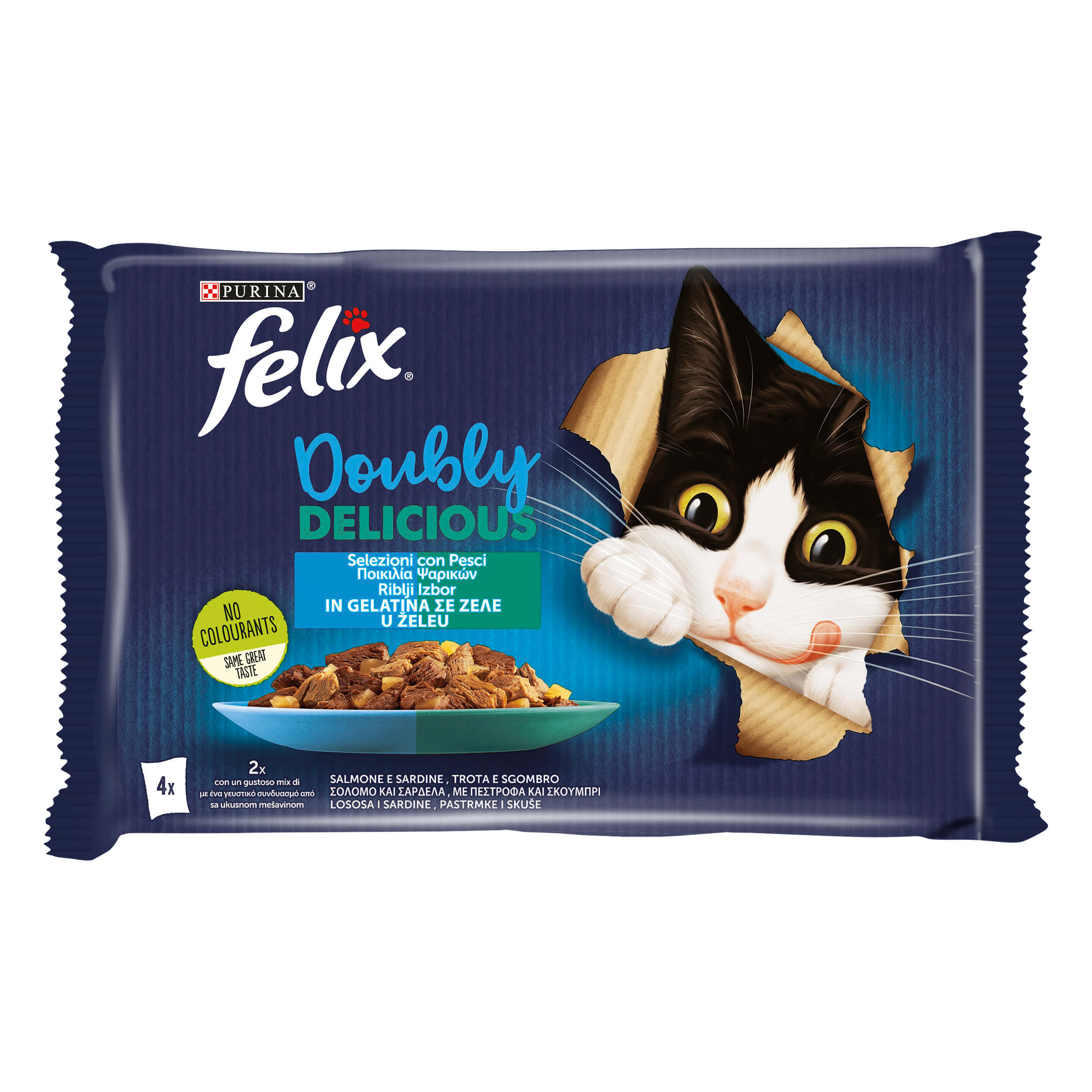 FELIX Doubly Delicious Selezioni con Pesci - (Salmone&Sardine/Trota&Sgombro)
