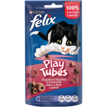 Felix Play Tubes Snacks al gusto di Tacchino e Prosciutto