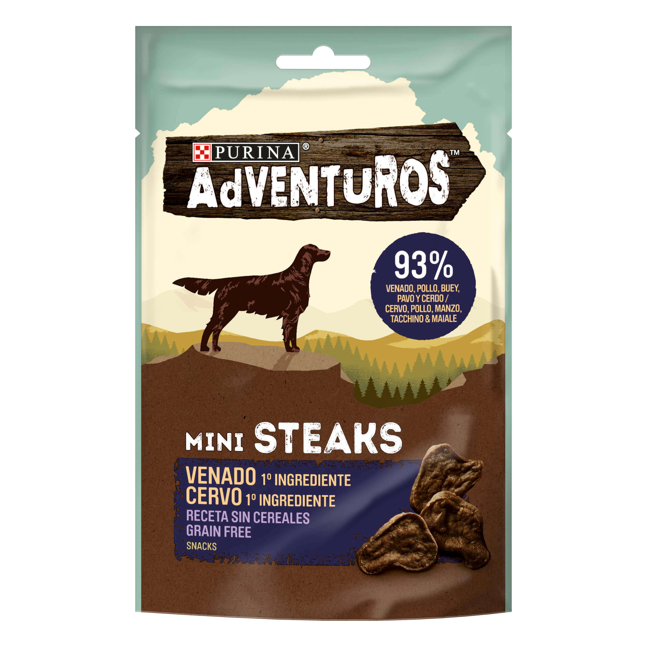 12510164_Adventuros High Meat 70g Mini Steaks Cervo
