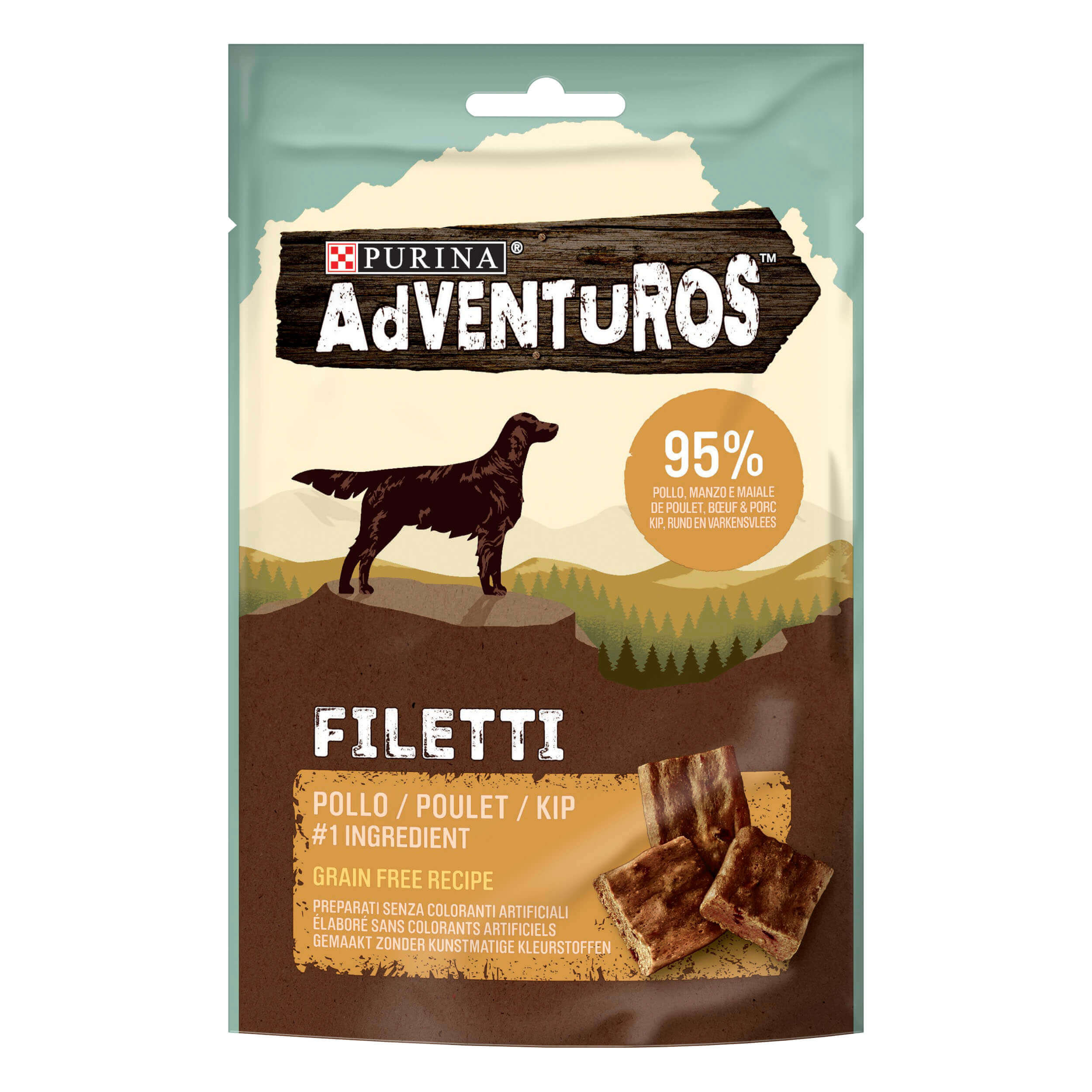 12509736_Adventuros High Meat 70g Filetti nº1 ingrediente Pollo