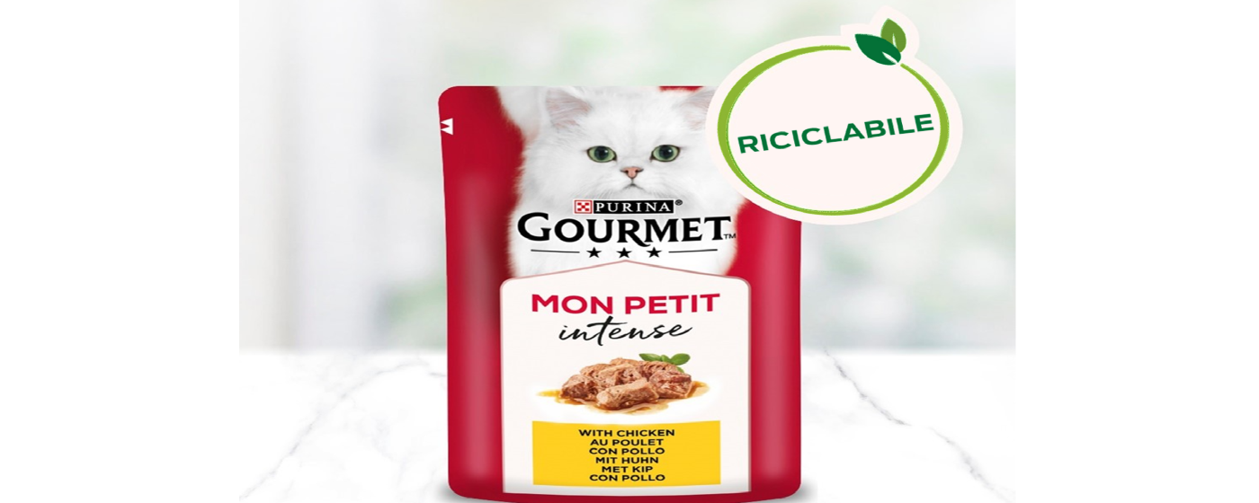 PURINA INNOVA I PROPRI PACK LANCIANDO LA PRIMA BUSTA DI ALIMENTI UMIDI PER GATTI RICICLABILE