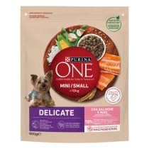 PURINA ONE MINI  10kg Crocchette Cane Delicate con Salmone e Riso