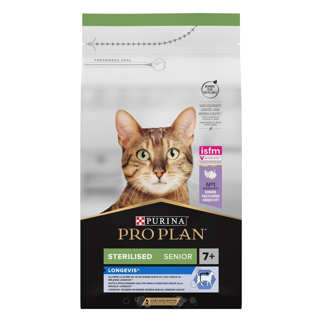 PRO PLAN STERILISED 7+ LONGEVIS® RICCO IN TACCHINO