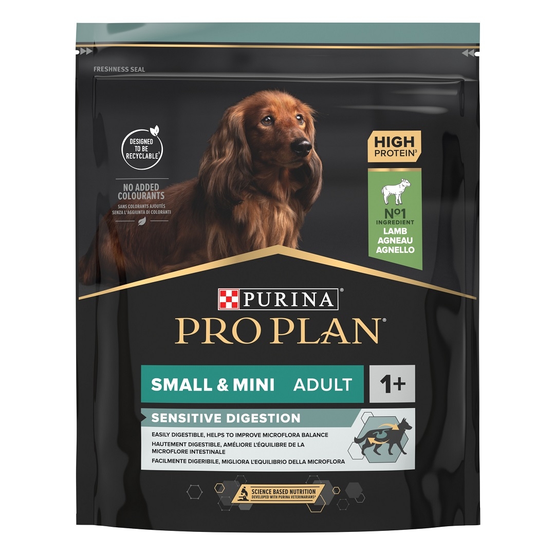 PURINA PRO PLAN SMALL & MINI ADULT SENSITIVE DIGESTION RICCO IN AGNELLO