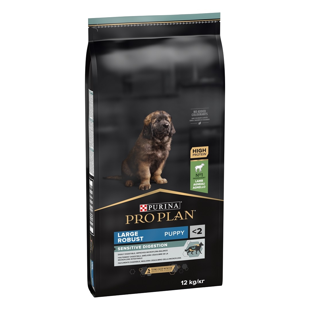 PURINA PRO PLAN LARGE ROBUST PUPPY SENSITIVE DIGESTION RICCO IN AGNELLO