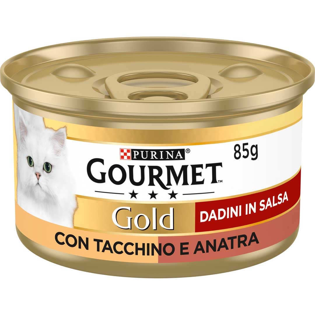 GOURMET Gold Gatto Dadini in Salsa con Tacchino e Anatra