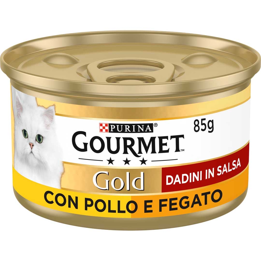 GOURMET Gold Gatto Dadini in Salsa con Pollo e Fegato