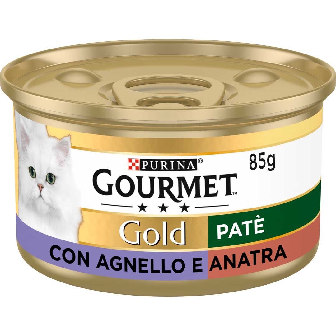 GOURMET Gold Gatto Patè con Agnello e Anatra