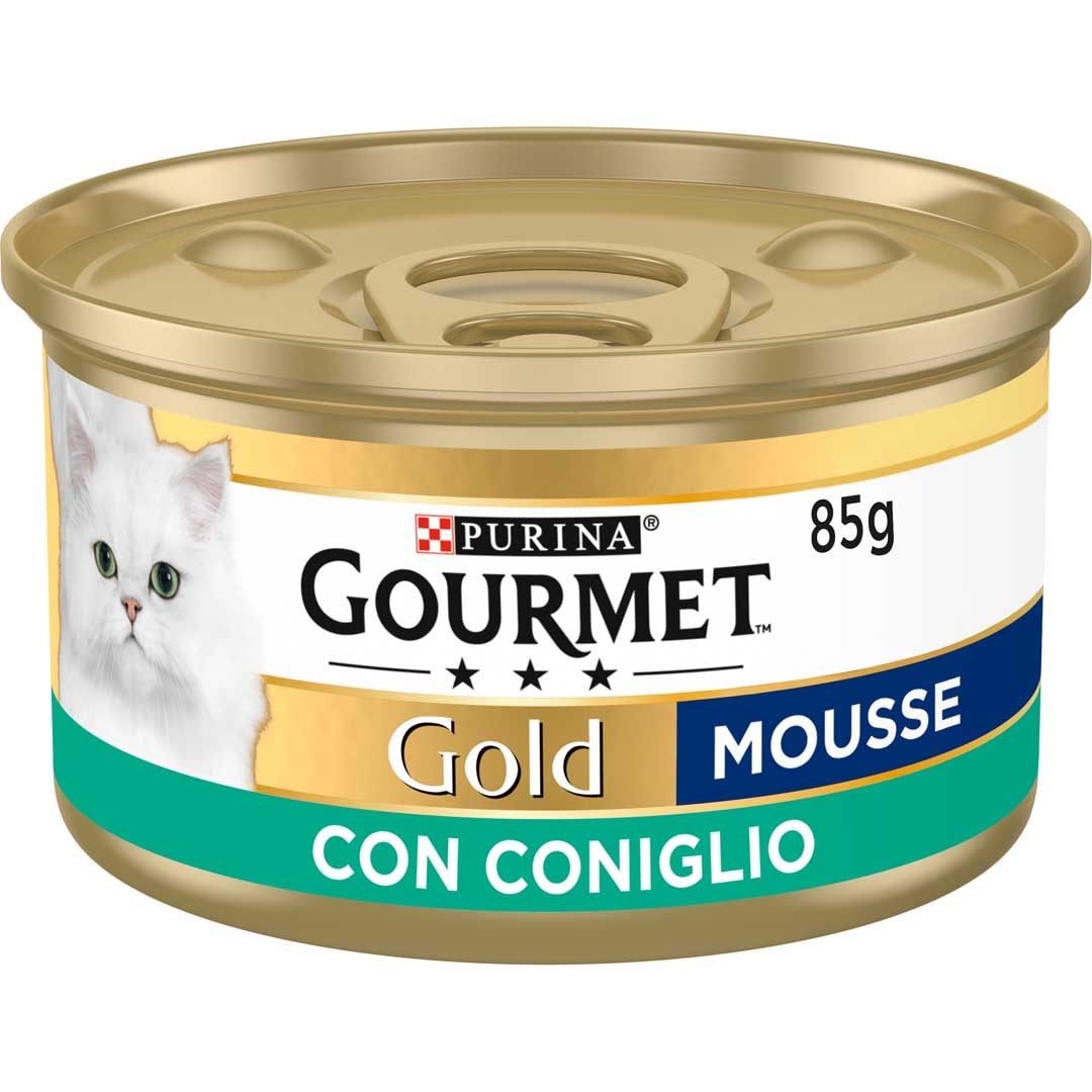 GOURMET Gold Gatto Mousse con Coniglio