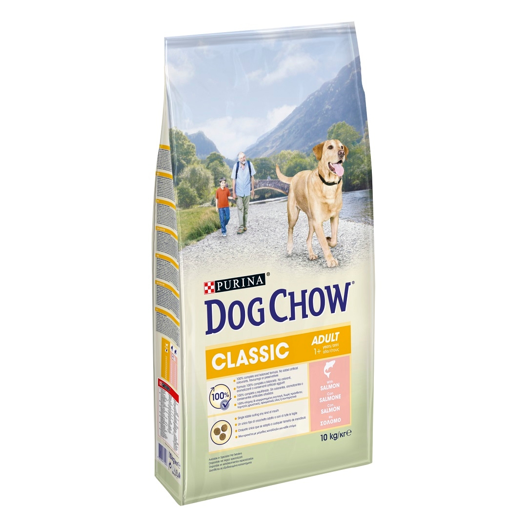 DOG CHOW Classic Cane Crocchette con Salmone