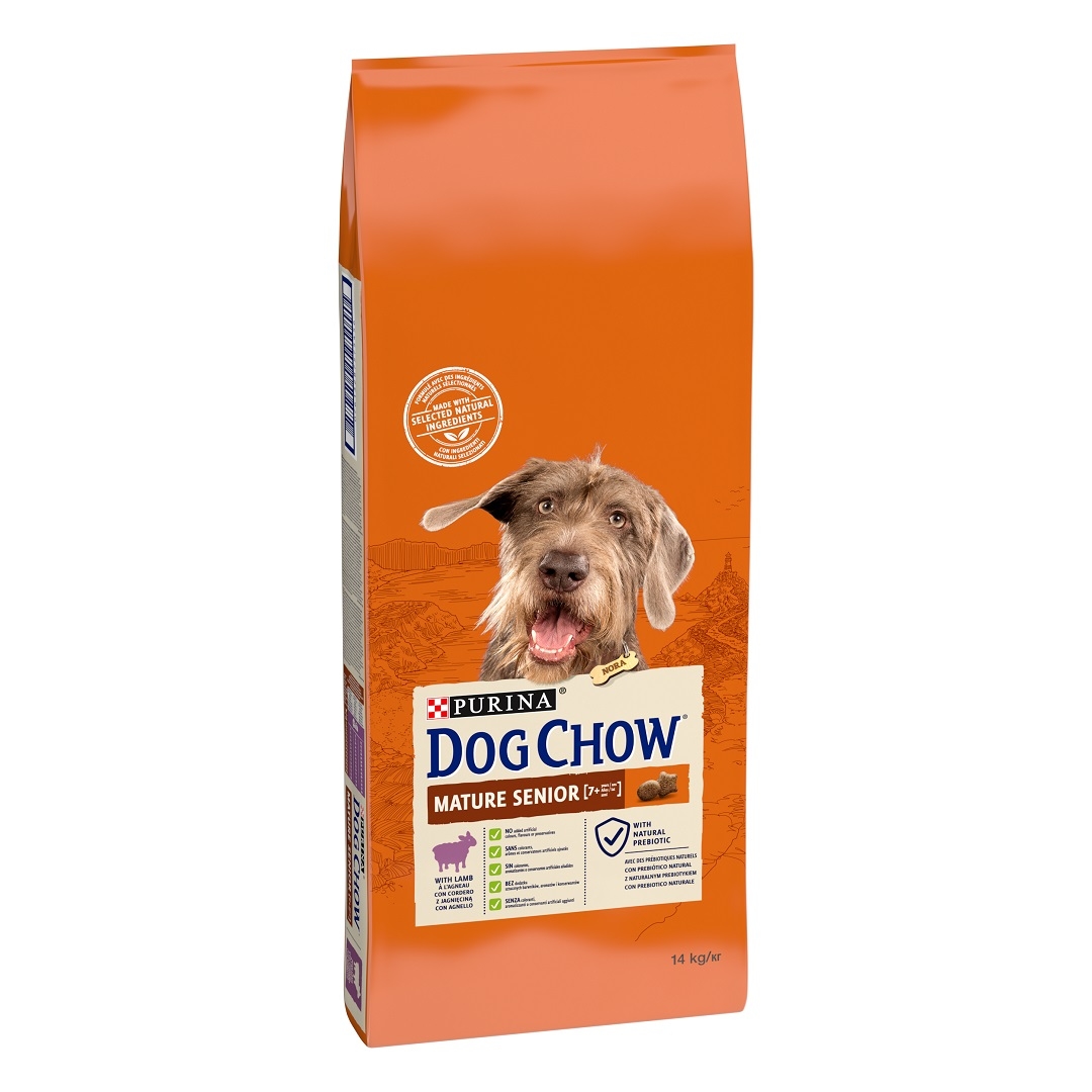 PURINA® Dog Chow®Mature Adult Cane Crocchette con Agnello