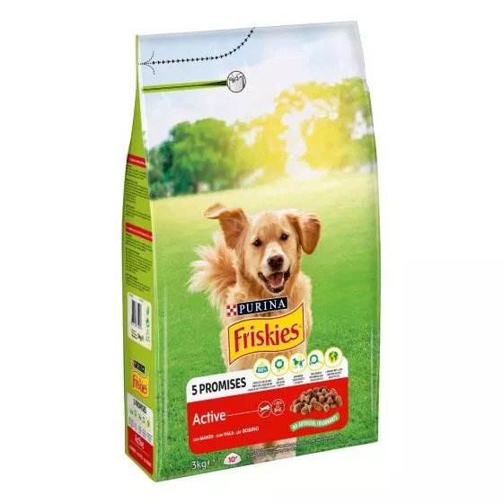 FRISKIES Cane Crocchette Vitafit Active con Manzo