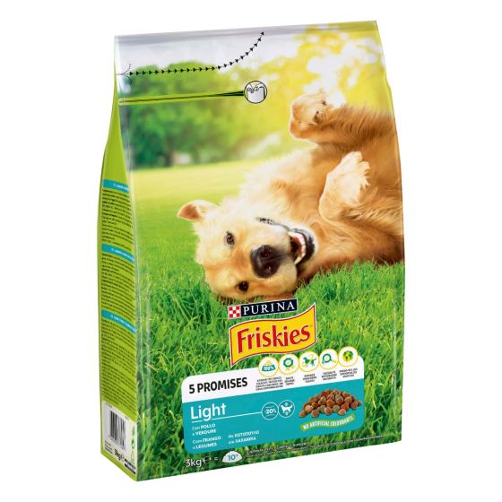 FRISKIES Cane Crocchette Vitafit Light con Pollo e Verdure