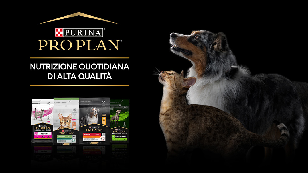 Purina torna in tv con la linea Pro Plan® dedicata alla nutrizione quotidianadi alta qualità per cani e gatti