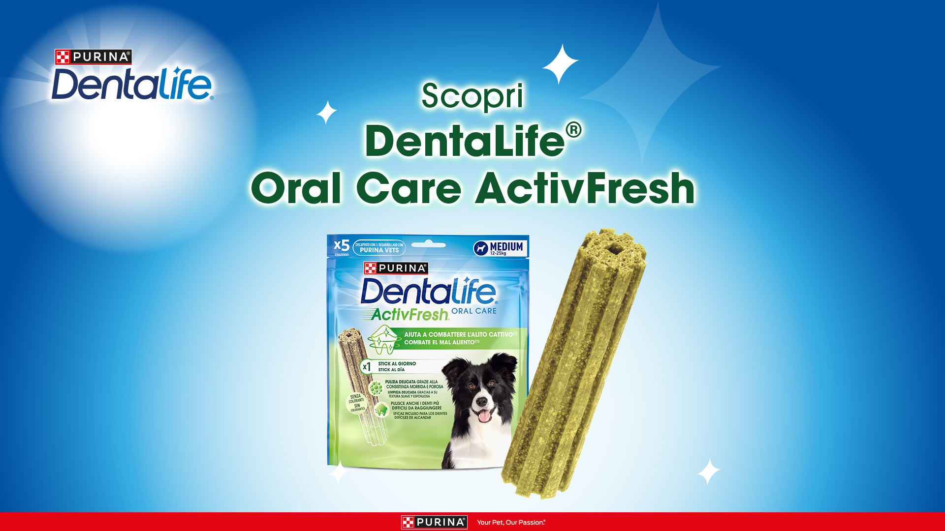 Prova la gamma Dentalife® ActivFresh®