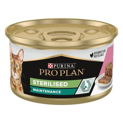 PURINA PRO PLAN Sterilised Gatto Patè con Salmone e Tonno