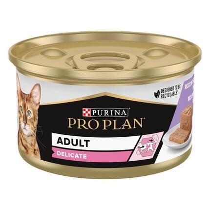 PURINA PRO PLAN Delicate Gatto Mousse con Tacchino