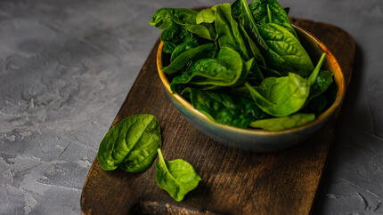Ciotola di spinaci