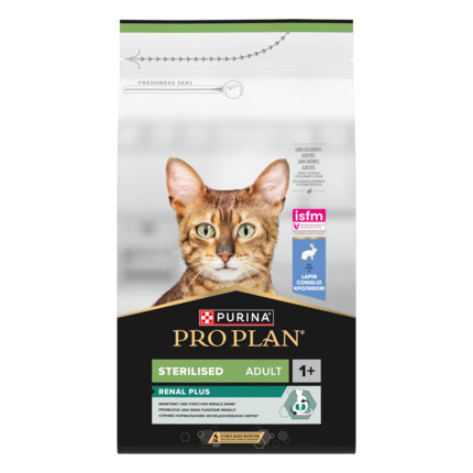 PRO PLAN STERILISED ADULT 1+ RENAL PLUS CON CONIGLIO