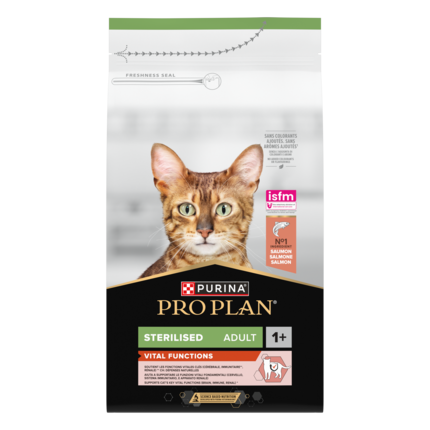 PRO PLAN STERILISED ADULT 1+ VITAL FUNCTIONS RICCO IN SALMONE