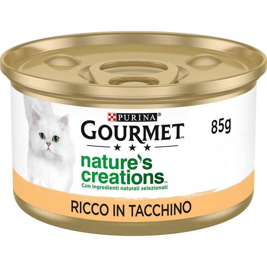Gourmet Nature's Creations, Ricco in Tacchino, guarnito con spinaci e pastinaca