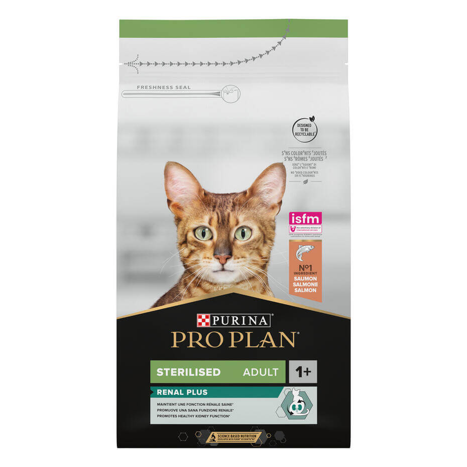 PRO PLAN STERILISED ADULT 1+ RENAL PLUS RICCO IN SALMONE