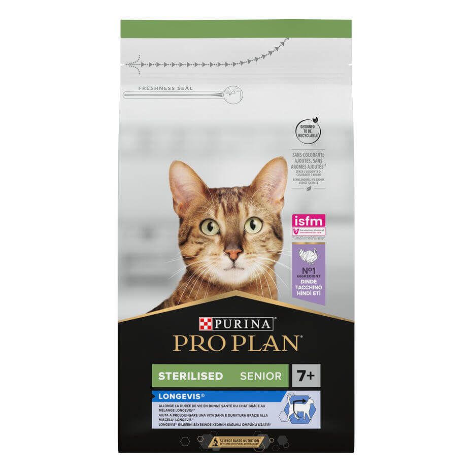 PRO PLAN STERILISED 7+ LONGEVIS® RICCO IN TACCHINO