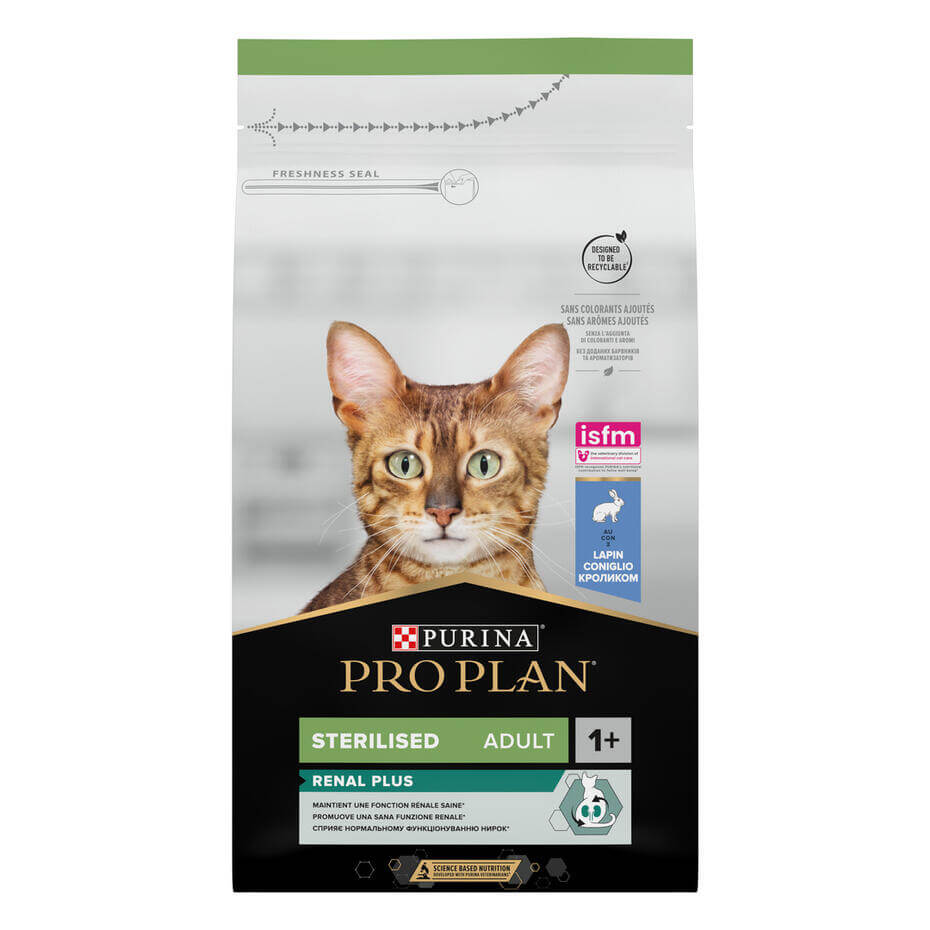 PRO PLAN STERILISED ADULT 1+ RENAL PLUS CON CONIGLIO