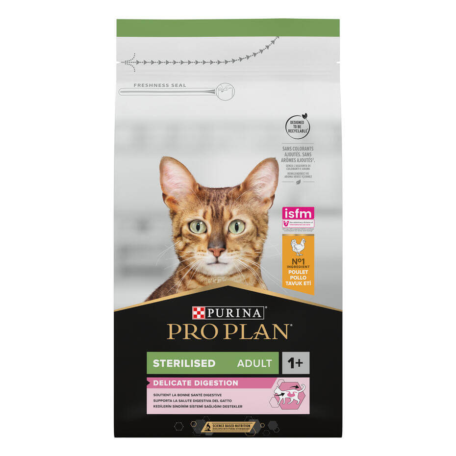 PRO PLAN STERILISED ADULT 1+ DELICATE DIGESTION RICCO IN POLLO