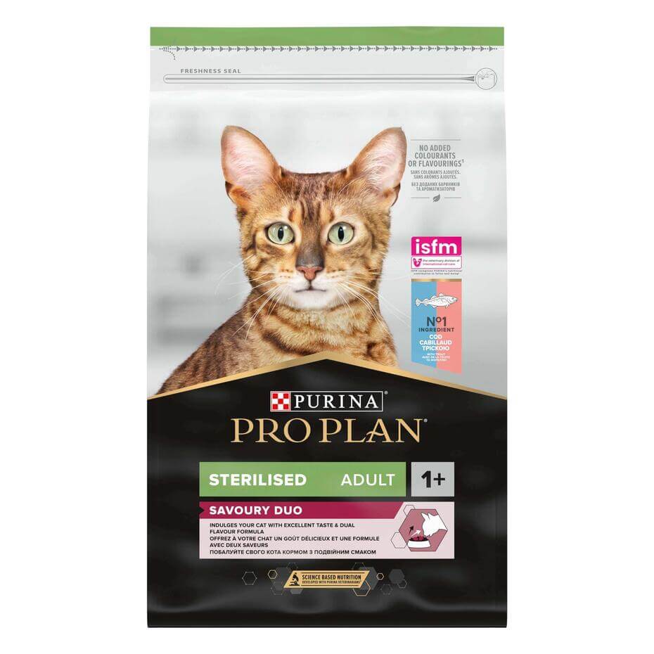 Pro Plan Sterilised Adult Savoury Duo merluzzo e trota