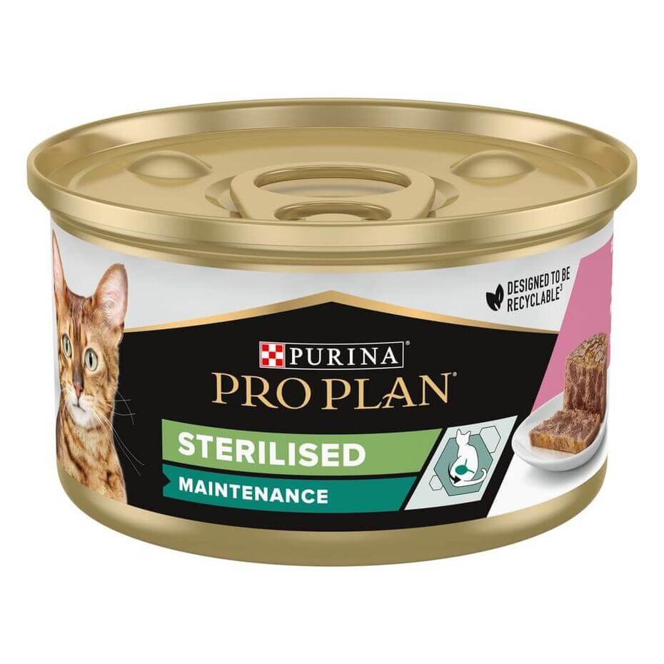 PURINA PRO PLAN Sterilised Gatto Patè con Salmone e Tonno