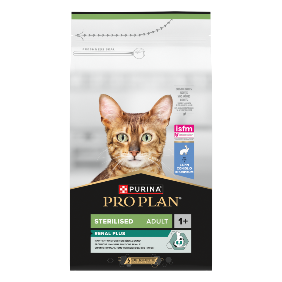 PRO PLAN STERILISED ADULT 1+ RENAL PLUS CON CONIGLIO