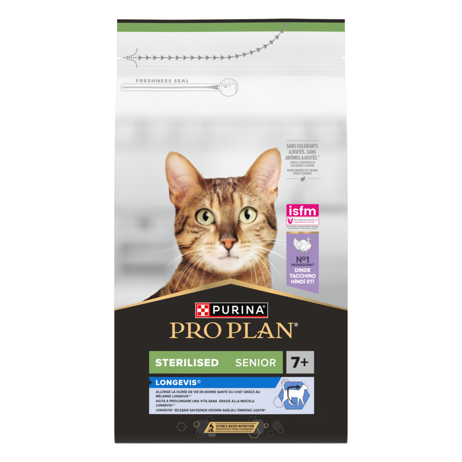 PRO PLAN STERILISED 7+ LONGEVIS® RICCO IN TACCHINO