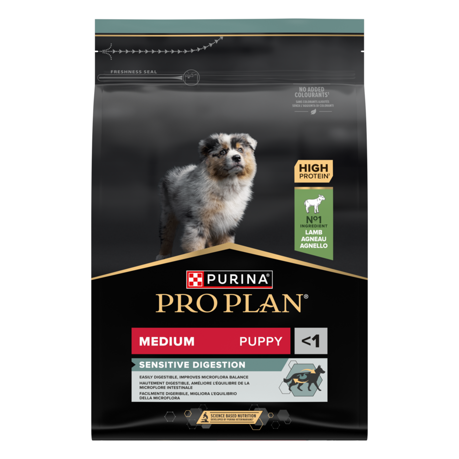 PURINA PRO PLAN MEDIUM PUPPY SENSITIVE DIGESTION RICCO IN AGNELLO