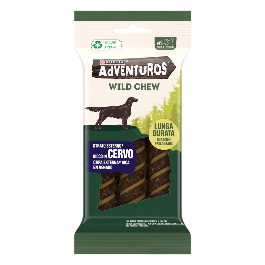 ADVENTUROS WILD CHEW - SMALL - GUSTO CERVO