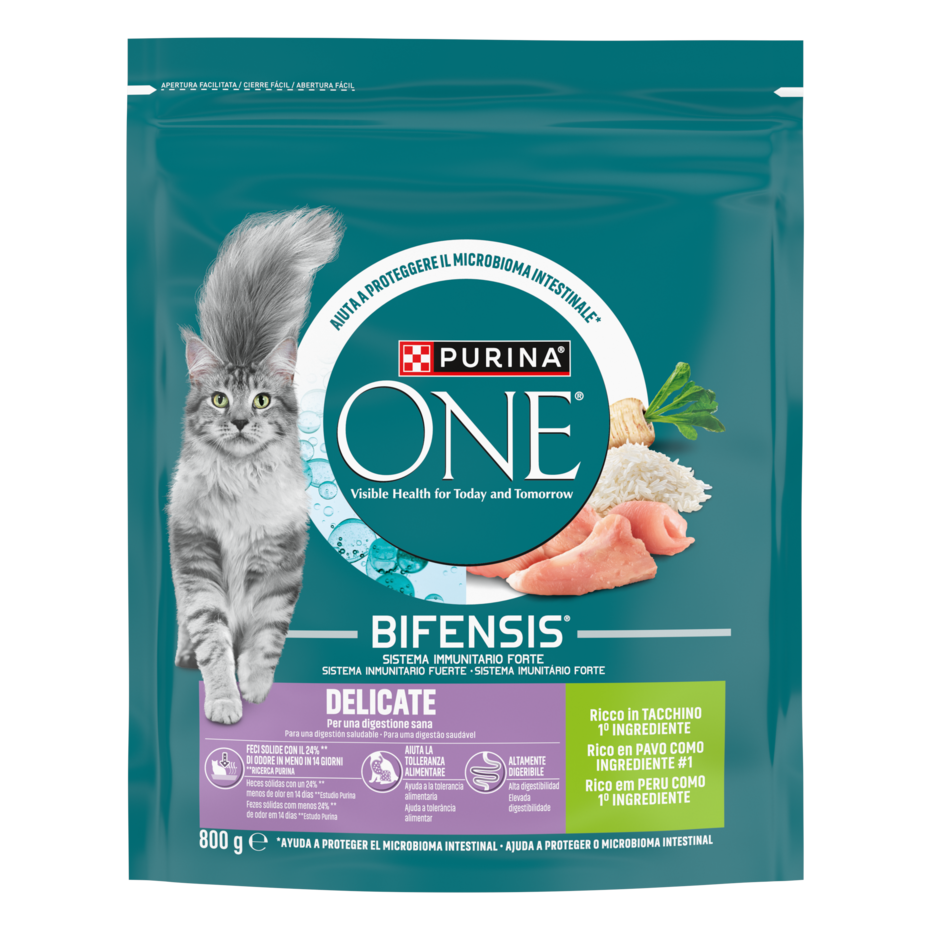 Purina ONE Bifensis Delicate 800g Tacchino