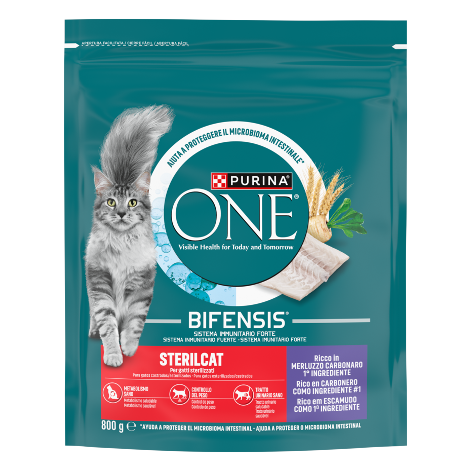 Purina ONE Bifensis Sterilcat 800g Merluzzo